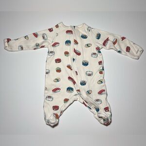 Sushi Print Baby Onesie